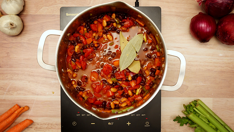 How can I thicken my vegetarian chili
